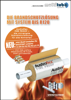 Faltblatt Austroflex Fire Proof